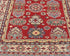 3x5 Red Kuba Afghan Hand Knotted Wool Area Rug